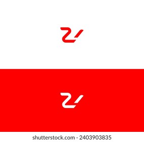 ZU, UZ, U-Buchstaben Logo Design-Elemente. Modernes abstraktes Logo für digitale Buchstaben. Vektorgrafik. Neues Modern-Logo.