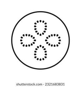 Zucchini, contour vector sign, line icon isolated on white background