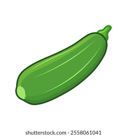 Zucchini drawing in a simple style. You can use it for children books, web design, posters, campaigns, and many more. 