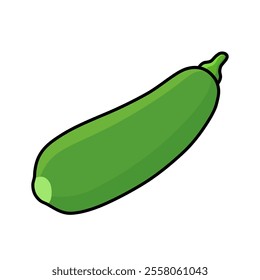 Zucchini drawing in a simple style. You can use it for children books, web design, posters, campaigns, and many more. 