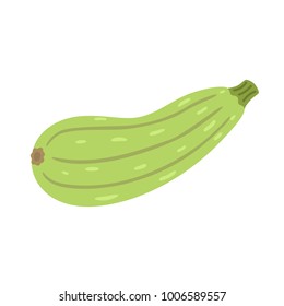 zucchini icon in flat style