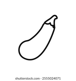 Zucchini icon Symbol mark in Outline style