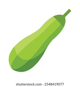 Zucchini icons, minimalist vector illustration and transparent graphic element. Isolated on white background