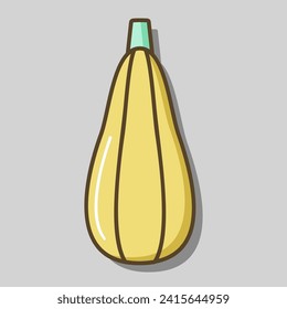 Zucchini icône vectorielle isolée. Signe de légumes. Symbole graphique pour le site Web sur les aliments et boissons, la conception d'applications, les applications mobiles et les supports imprimés, le logo, l'interface utilisateur