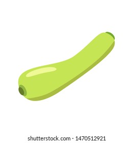 Zucchini isometric icon. Vector illustration.