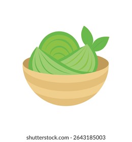 Zucchini Noodles Bowl Healthy Illustration