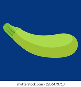 zucchini on a blue background