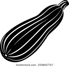 Ilustraciones vegetales frescas y versátiles del Arte vectorial del calabacín para los proyectos creativos