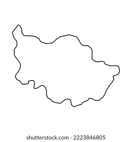 Zug map, Cantons of Switzerland. Vector illustration.