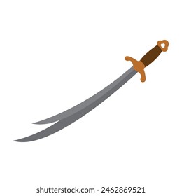 zulfikar sword icon vector illustration design template