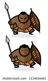 zulu warrior vector