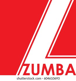  Zumba Dance School Logo. Aerobic Exercise