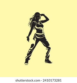 Zumba Fitness Images, logo, silueta