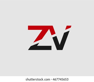 ZV company linked letter logo
