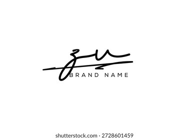 ZV letter elegant cursive beauty handwriting logo. symbol design| typography logo| creative mark| corporate identity| signature logo.