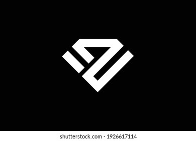 Zv Letter Logo Design On Luxury Stock Vector (Royalty Free) 1926617114 ...