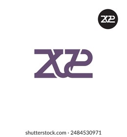ZV2-Logo-Buchstabe Monogramm Design