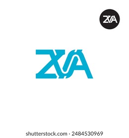 ZVA Logo Letter Monogram Design Initials