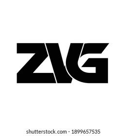 Zvg Letter Monogram Logo Design Vector Stock Vector (Royalty Free ...