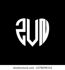 ZVN letter logo creative design. ZVN unique design.
