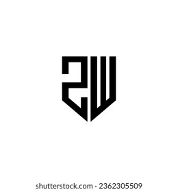 ZW Letter Logo Design, Inspiration for a Unique Identity. Modern Elegance and Creative Design. Watermark Your Success with the Striking this Logo.