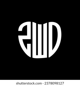 ZWO letter logo creative design. ZWO unique design.
