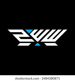 ZWW letter logo vector design, ZWW simple and modern logo. ZWW luxurious alphabet design  