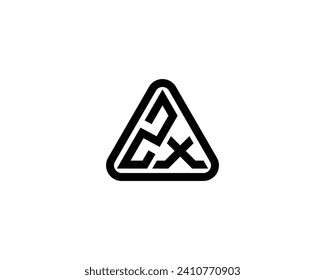 ZX Logo design vector template