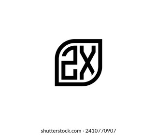 ZX Logo design vector template