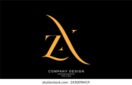 ZX, XZ Abstract Letters Logo Monogram Icon Design