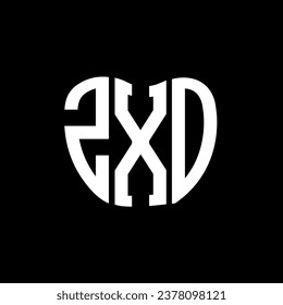 ZXO letter logo creative design. ZXO unique design.

