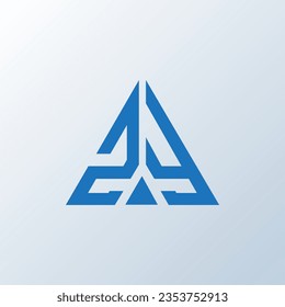 ZY letter logo creative design. ZY unique design.
