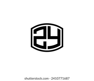 ZY Logo design vector template