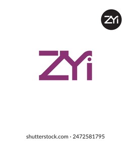 ZYI Logo Letter Monogram Design