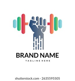 zym  fitness logo design template