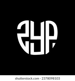 ZYP letter logo creative design. ZYP unique design.
