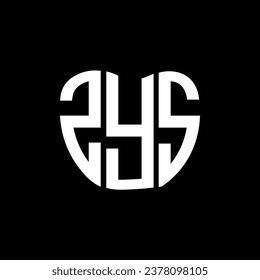 ZYS letter logo creative design. ZYS unique design.
