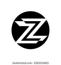 Icono ilustrativo de las letras iniciales de la marca ZZ.