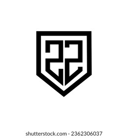 ZZ Letter Logo Design, Inspiration for a Unique Identity. Modern Elegance and Creative Design. Watermark Your Success with the Striking this Logo.