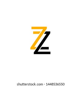 Zz Letter Vector Image Web Design Stock Vector (Royalty Free) 1636200277