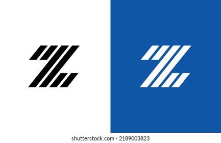 símbolo vectorial del icono de diseño del logotipo de zz 