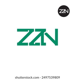 ZZN Logo Letter Monogram Design