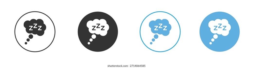 Zz-Symbol. Entwurfsvorlage für Grafiksymbol
