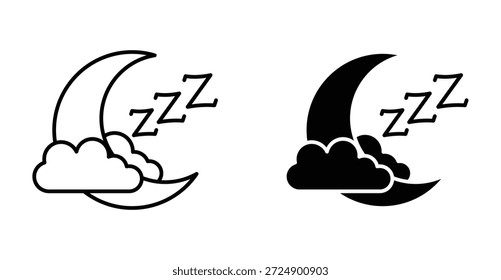 Zzz icon graphic design. Vector icon illustrations