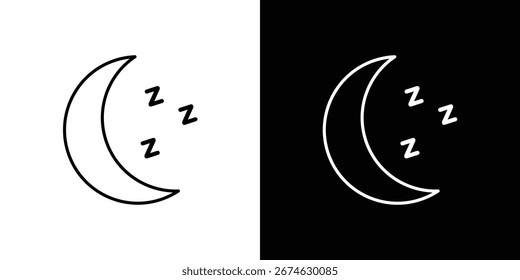 Zzz icons. vector symbol illustrations.