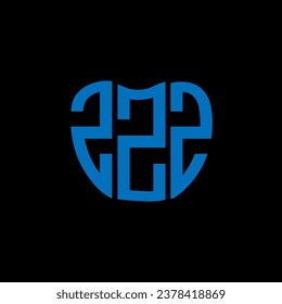 ZZZ letter logo creative design. ZZZ unique design.
