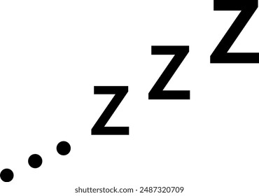 zzz, sleep, dozing icon, decoration