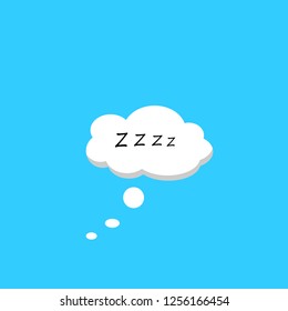 ZZZ sleep icon. Simple vector illustration