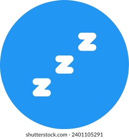zzz sleep icon, snore icon, sleep button
