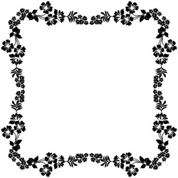 Similar Images, Stock Photos & Vectors of Vector Flower Frame Vector